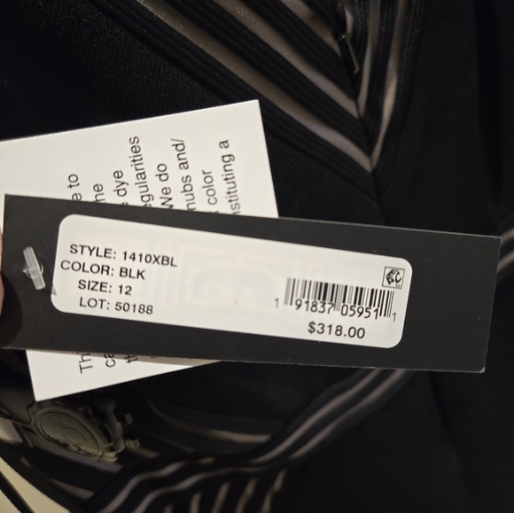 Avery G Illusion Hemline Mermaid Gown - Picture 10 of 13